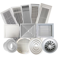 Grilles de ventilation en aluminium pour sortie d'air de meubles de fabricant