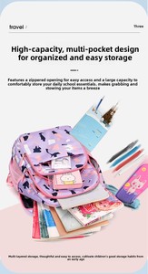 <span class=keywords><strong>Sac</strong></span> <span class=keywords><strong>à</strong></span> <span class=keywords><strong>dos</strong></span> Oxford transfrontalier pour le commerce extérieur, tendance, grande capacité 36-55L, respirant, pour écolière <span class=keywords><strong>primaire</strong></span> - Product Image 6