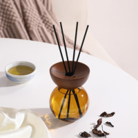 Diffuseur de parfum d'ambiance en rotin avec logo personnalisé, emballage de haute qualité, huiles essentielles naturelles