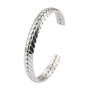 High Quality Wholesale Custom <b>Engraving</b> Logo Stainless Steel Fashion Bracelet <b>Bangle</b> - Product Image 4