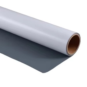 Papier synthétique PP gris GOOSAM 120um pour impression recto simple, résistant aux solvants écologiques, imperméable, pour affiches - Product Image 1