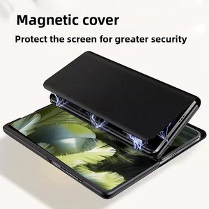 Applicable to OPPO FindN5 mobile phone case magnetic flip cover all-inclusive anti-drop bracket <b>folding</b> <b>screen</b> protective cover - Product Image 2
