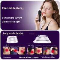 Appareil de massage portatif à pression négative et lumière colorée pour la combustion des graisses et le remodelage corporel à usage domestique