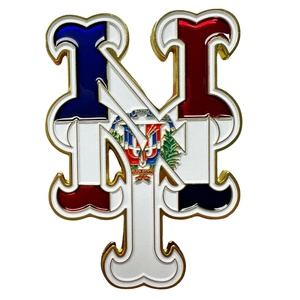 20 anni di fabbrica personalizzata Repubblica dominicana Mets sfida moneta - Product Image 1