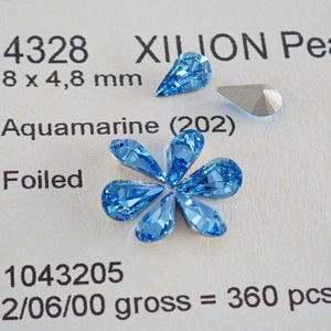 Xác Thực Cho Pha Lê Thủy Tinh Thạch Mô Hình 4328 Lê Fancy Đá Áo-Made Đồ Trang Sức Sang Trọng Thiết Kế Tự Làm Đồ Trang Sức - Product Image 2