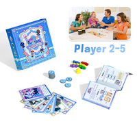 Jeu de cartes de questions pour adultes personnalisé de haute qualité et plateau de carrom, jeu de société familial avec plateau en papier