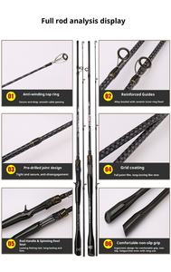 قضيب إغراء قابل للتخصيص عبر الحدود ، قضيب مل لحن مستقيم/مقبض مسدس ، قضيب صيد ، قضيب صيد - Product Image 6
