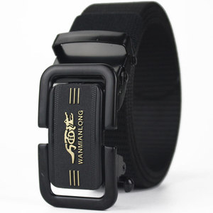 बकल पूर्ण-दांत आकस्मिक नायलॉन कैनवास आदमी बेल्ट नए आउटडोर सामरिक पुरुष फैशन कपड़े बेल्ट - Product Image 4