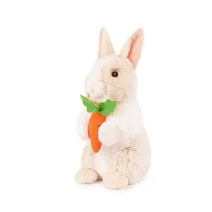 Factory Price Resistant To Compression Rabbit Bunny Animal Plush Toys With Carrot