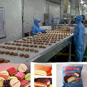 Đầy đủ tự động <span class=keywords><strong>Muffin</strong></span> dây chuyền sản xuất Pastry <span class=keywords><strong>Cake</strong></span> <span class=keywords><strong>Making</strong></span> Cup bánh Dây chuyền sản xuất máy - Product Image 5