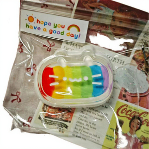 NUEVO Juguete Antiestrés Zijie Kawaii de Gato de Queso Arcoíris Suave, Textura Pegajosa de Gelatina, Material TPR, Regalo para - Product Image 3
