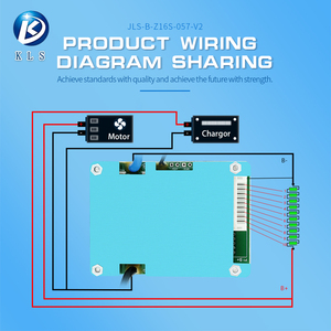 KLS Li-ion Ebike 7S 10S 36V 13S 16S 20A 30A hệ thống quản lý pin LiFePO4 Pin BMS Board cho pin Lithium ion - Product Image 3