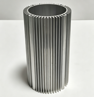 Dissipateur thermique à ailettes cylindriques en aluminium usiné CNC sur mesure pour équipements de communication, ordinateurs, alimentations - UALU