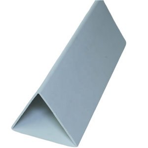 Màu Đỏ vàng trắng PVC đùn hồ sơ nhựa tam giác cho siêu thị sử dụng - Product Image 4