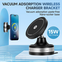 Support de chargeur sans fil magnétique N5 à ventouse puissante pour voiture, avec port Type-C QC3.0/PD3.0, sortie 15W pour smartphone – Vente Flash