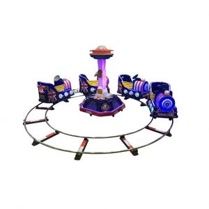 Train de manège extérieur à assise rotative, type Speeder ferroviaire, télécommandé, avec équipement de démarrage, siège en option - Product Image 1