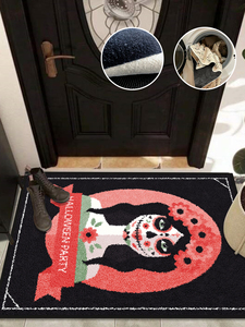 Decoración gótica para el hogar para baño, dormitorio, cocina, habitación, ambiente de Halloween, alfombra absorbente - Product Image 4