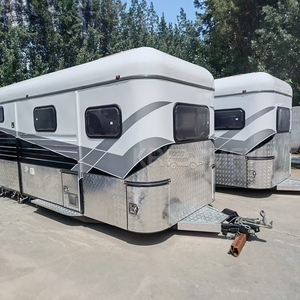 Remolque de Carga en Ángulo para 2 Caballos con Compartimiento de Vivienda, Chasis Galvanizado, Cumple con ADR, Ideal para Clubes Ecuestres y Viajes - ¡Gran Oferta! - Product Image 4