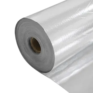 Papel Kraft con respaldo de papel de aluminio FSKV con revestimientos de aislamiento de malla para lana de vidrio y lana mineral