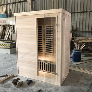 <span class=keywords><strong>2</strong></span> <span class=keywords><strong>3</strong></span> Personen Hemlock Sauna Outdoor Spa Fertighaus beherbergt Möbel Sauna kabine benutzer definierte Größe Foshan Lieferant - Product Image 5