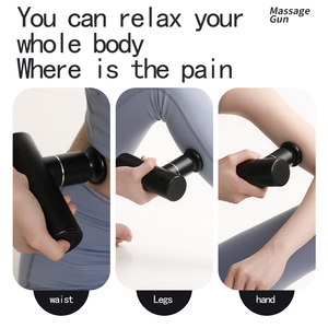 Pistola de percusión portátil para espalda y músculo, masajeador de cabeza sin cable, recargable, barato - Product Image 6