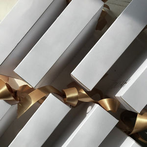 Custom Logo <b>White</b> Luxury Cardboard Paper Jewelry <b>Gift</b> Ribbon <b>Box</b> Packaging for Jewellery Earrings Necklace Bracelet - Product Image 3