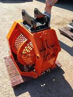 Godet rotatif hydraulique SLN pour excavatrice de 5-6 tonnes – Séparation haute efficacité de la terre et du sable, classification des déchets de construction