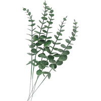 Kunstmatige enkelvoudige eucalyptusblad, Ins-stijl huisdecoratie, bruidsarrangement en bloemaccessoire