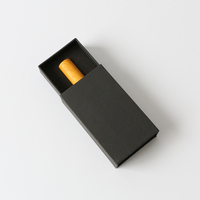 Flacon de parfum en verre portable de luxe, vide, rechargeable, atomiseur mat noir et blanc, 5ml, 10ml, 20ml, 30ml, avec boîte