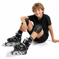Patins à roulettes professionnels d'extérieur pour enfants et adultes – Vente en gros transfrontalière – Patins réglables pour débutants avec roues LED clignotantes