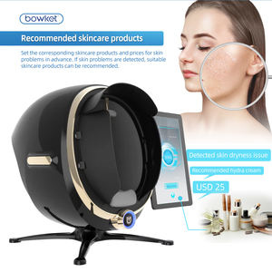 BOWKET profesional portátil 3D AI cara piel analizador versión actualizada Dispositivo de espejo mágico para cabeza Facial probador escáner EE. UU./UE - Product Image 2