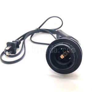 Adaptateurs de cordon de prise de lumière LED avec interrupteur Prise américaine E27 <span class=keywords><strong>Dents</strong></span> complètes Support de base de lampe Cordon d'alimentation Pendentif suspendu - Product Image 3