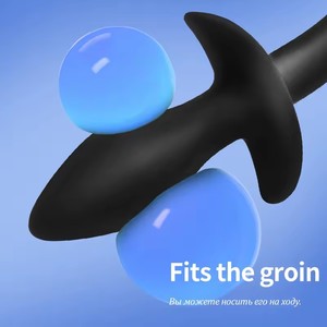 Plug Anale in Silicone a Forma di Ago dal Design Speciale, Giocattolo Anale a Coda di Cane per Stimolazione Prostatica Maschile, Impermeabile, per Adulti - Product Image 2