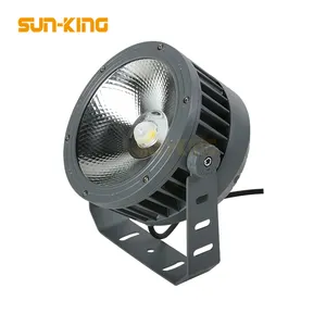 Aluminium ip65 3000K wasserdicht LED Flutlicht Landschaft Garten Flutlicht rund Außen scheinwerfer 30W 50W