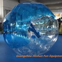 Ballon de football à bulles gonflable de première qualité en TPU, demi-couleur, à vendre