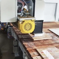 Machine de découpe de pierre à pont 4+3 axes ZEUS 15KW+7.5KW, Scie de découpe CNC, Formage, Perçage, Boîte de vitesses, Pompe, Roulement, Moteur de haute précision