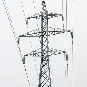 Pylône électrique de montagne, tour de transmission renforcée et surélevée pour traversées de rivières et de vallées - Product Image 1