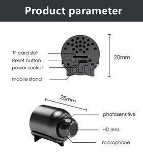 كاميرا Rscamtom صغيرة عالية الدقة 1080P مع رؤية ليلية وكشف للحركة، تدعم Wi-Fi وتعمل بالطاقة عبر USB وتدعم تعدد المستخدمين - Product Image 6