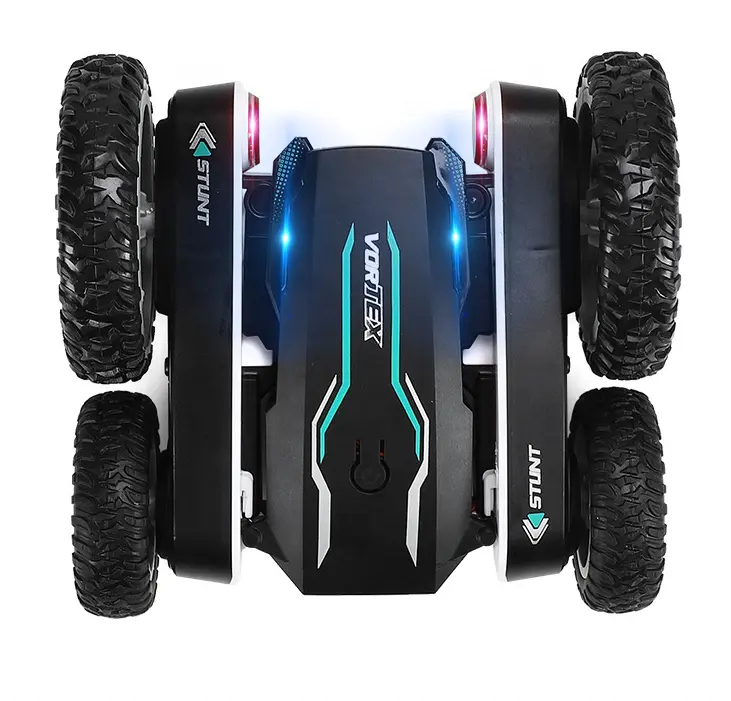 2,4G 4WD 360 градусов вращающийся двухсторонний RC Tumbler машинка для трюков радиоуправляемая игрушка