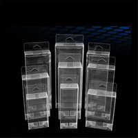 Boîte d'emballage cadeau personnalisée en PVC/PET transparent avec fenêtre et design imprimé pour le rangement