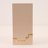 Boîte d'emballage de parfum de luxe de haute qualité avec couvercle et base, carrée, couleur rose luxueuse, nouvelle boîte de parfum caractéristique