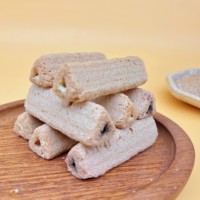Biskuit nasi rasa coklat tua dan susu
