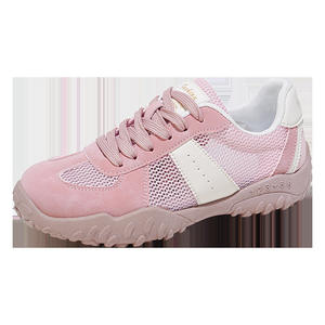 Nuevo estilo de zapatillas deportivas casuales para mujer, ligeras, con cordones, de malla, que aumentan la altura. - Product Image 4