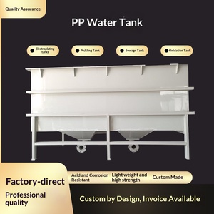 Serbatoi d'acqua in PP, lavorazione personalizzata, serbatoi per decapaggio acido in PPH, PVC, PE, serbatoi per galvanizzazione, torri di spruzzatura, resistenti alla corrosione acido-alcalina - Product Image 4