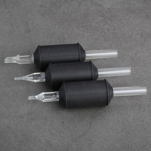 25mm <b>Silicone</b> <b>Rubber</b> Disposable Tattoo Grip Tubes Disinfection Covers for Rotary Tattoo Machines Permanent Makeup Accessories - Product Image 4