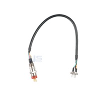 Kit Kabel Watermark Abu-abu Biru dengan Konektor Bundar Multi Pin untuk Perangkat Kustom OEM Grosir Baru