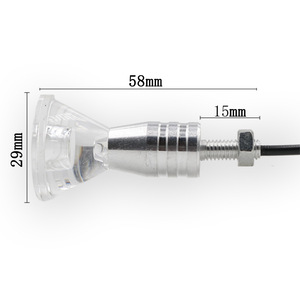 ไฟสกรูภายนอกรถมอเตอร์ไซค์ 12V กันน้ำ ไฟ LED ความสว่างสูง ไฟเดย์ไลท์แบบอีเกิลอาย ไฟเลี้ยว ไฟเบรก - Product Image 3