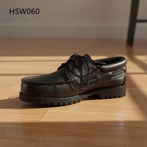 ZYF, Zapatos Náuticos Planos con Cordones, Estilo Popular en el Mercado Español, Resistentes a las Arrugas, con Suela de Goma Duradera, Modelo HSW060 - Product Image 4