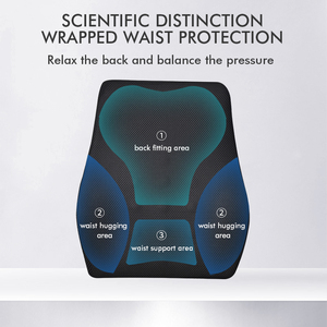 Cojín de Espuma Viscoelástica de Primera Calidad con Soporte Lumbar de Lujo, Funda de Malla 3D, Almohada Ergonómica y Ortopédica <span class=keywords><strong>para</strong></span> Respaldo de Silla de Oficina - Product Image 3
