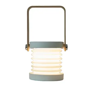Đa Chức Năng Siêu Nhẹ Ngoài Trời Có Thể Sạc Lại USB Xách Tay <span class=keywords><strong>LED</strong></span> Có Thể Gập Lại Đèn Lồng Đèn Bàn Treo Cắm Trại Đèn Bàn - Product Image 1